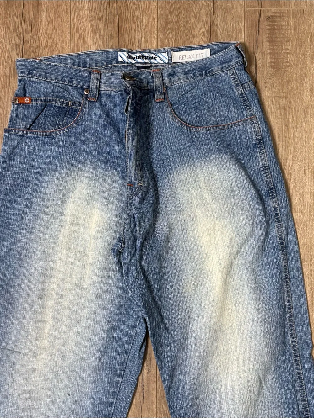 Southpole Jeans men's 36x31 Baggy Fit  Blue Denim Loose Relaxed Vintage Y2K